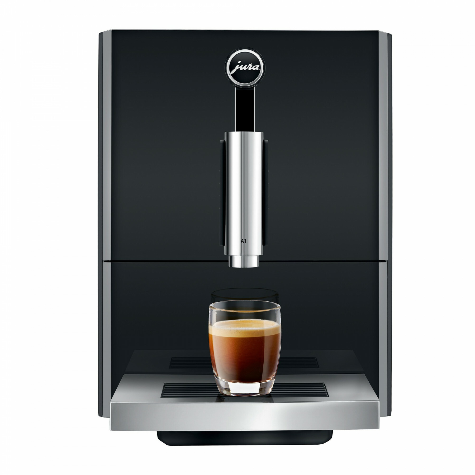 Jura A1 Piano Black Espressomachine en combineer deze met koffie van de