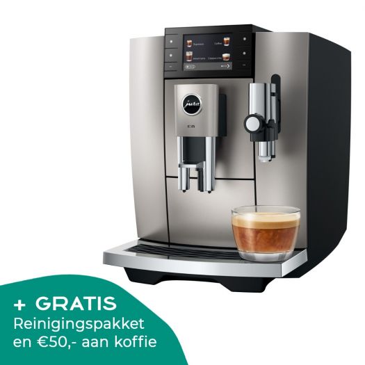 JURA E8 Midnight Silver volautomaat