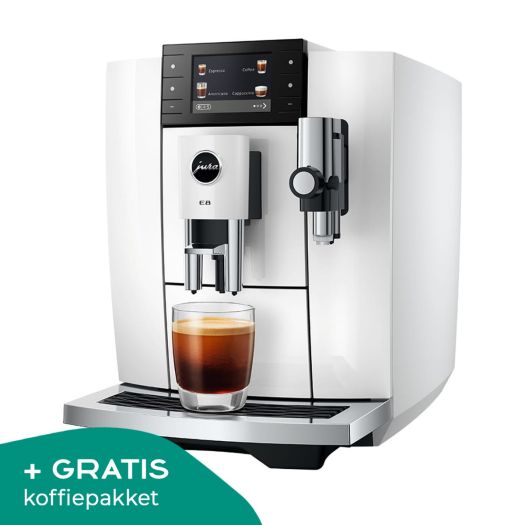 jura e8 piano white ed