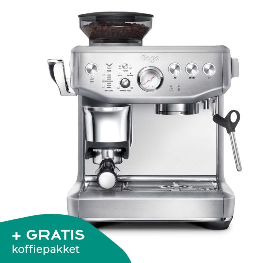 sage the barista express impress brushed stainless steel