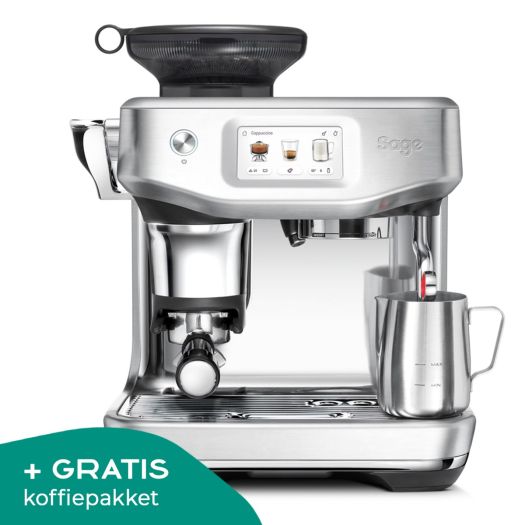 sage the barista touch impress cold brushed stainless steel