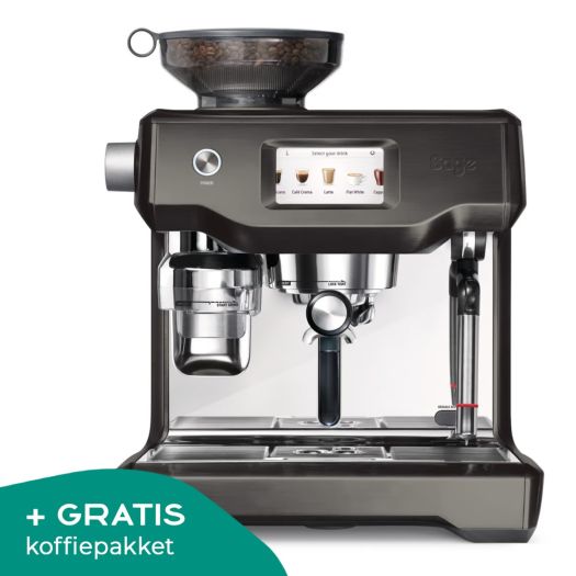 sage the oracle touch black stainless steel