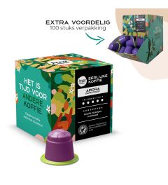 Amora - dark roast koffiecups