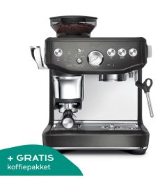 sage the barista express impress black stainless steel