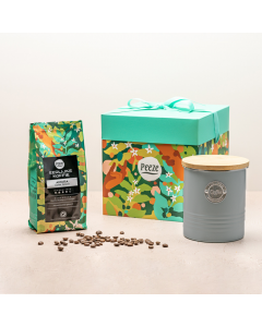 Koffie cadeaupakket met voorraadblik
