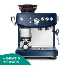 sage the barista express impress damson blue