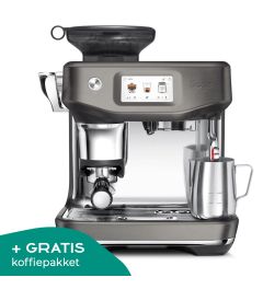 sage the barista touch impress cold black stainless steel